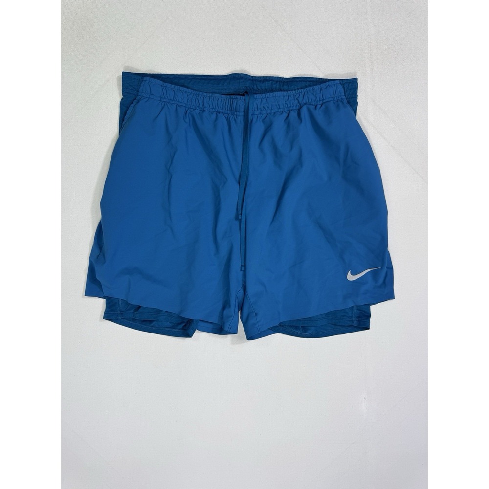 Nike Men's XL Court Flex Ace Pro 7" Blue Lined Tennis Shorts 887522 Athletic